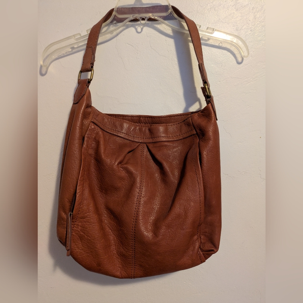 American Leather Brown Missouri Hobo Bag